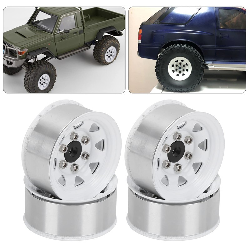4pcs 1.55" RC Wheel Rim Hub Axial AX90069 Crawler Universal