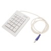 Mechanical Numpad Wired 18 Keys Linear Action Switch ABS Plug