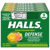HALLS Defense Assorted Citrus Vitamin C Drops, 20 Sticks of