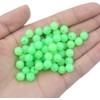 975pcs Assorted Plastic Round Fishing Beads Buffer Beads for Fishing
