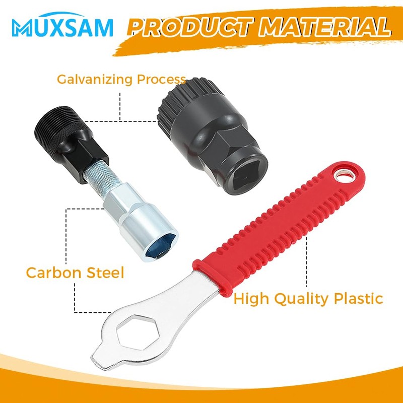 Black Bicycle Crank Extractor Puller,Bottom Bracket Remover Crank Arm Remover