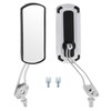 INFINAUTO Motorcycle Rear View Mirrors Bar End Side Mirrors Mount