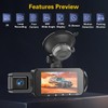 Hikity 3.0" DVR 2K WiFi Dashcam Four Auto Kamera APP