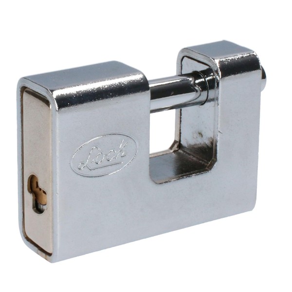Lock L22C80QCBB Candado de acero para cortina metálica 80 mm,
