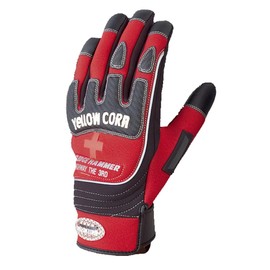 イエローコーン レイングローブ レッドYG-084R-RE-M