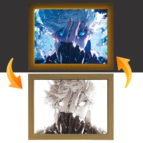 FunLake Anime JJK Inspired Illuminated Paintings - Gojo and Geto