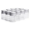 12PCS 15ml Clear Empty Small Glass Storage Oil Vials Test