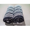 Lex's Linens Pack of 2 Black & White Stripe Multi