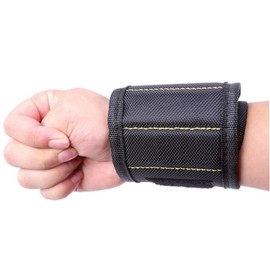 OFKPO Magnetic Wristband, Magnetic Wrist Strap for Holding Tools, Screws, Wristband Tool Holder for Drilling Bits, Screws Pouch