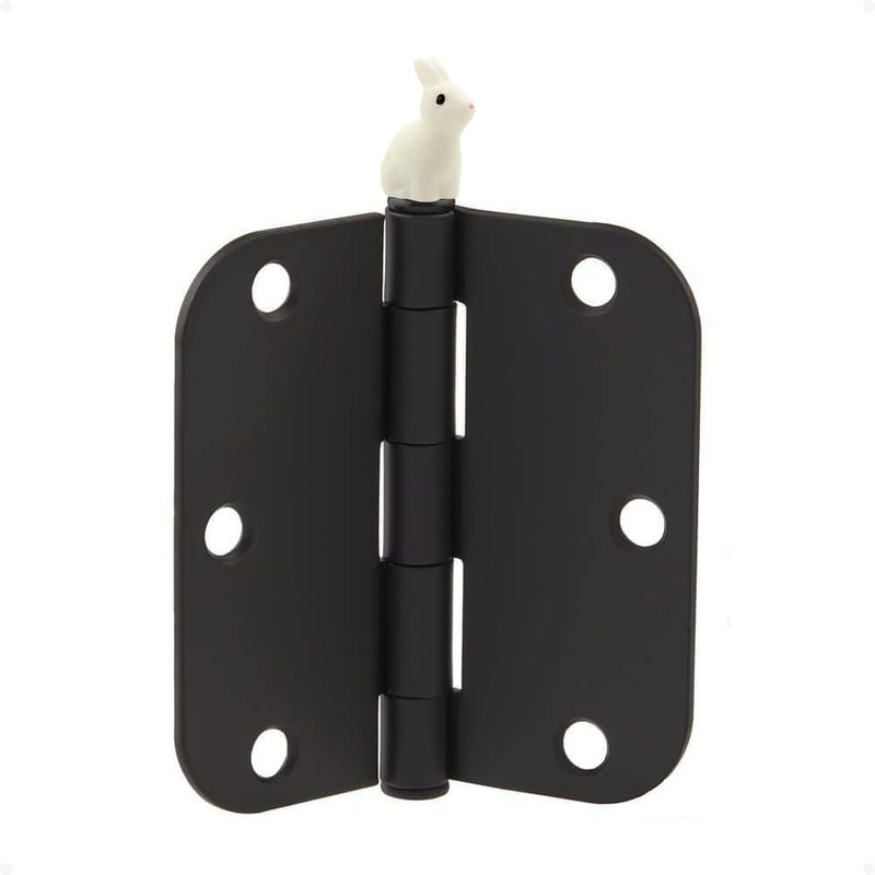 Mini Rabbit Hinge Heads Decorative Topper Set of 6 -