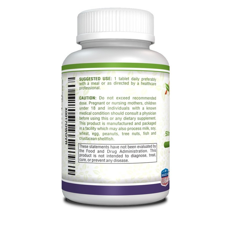 Athena - Zinc Supplement Tablets 50mg - Oxide/Citrate - 100