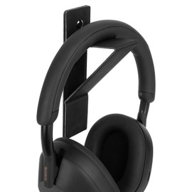 TOCCOOL Foldable Headphone Wall Mount, Gaming Headphone Hook Stand Compatible with Sony WH-1000XM5, Bose QuietComfort Ultra, QC45, QC35 II Gaming Headphones (Black)