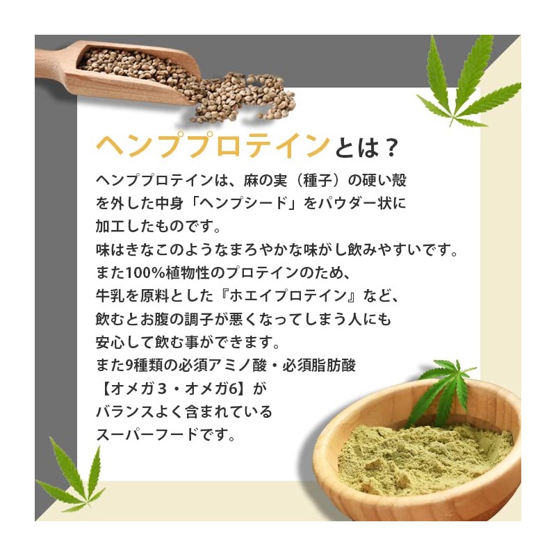 MAD PROTEIN(マッドプロテイン) ヘンププロテイン 500g 国内製造 麻の実プロテイン (プレーン)