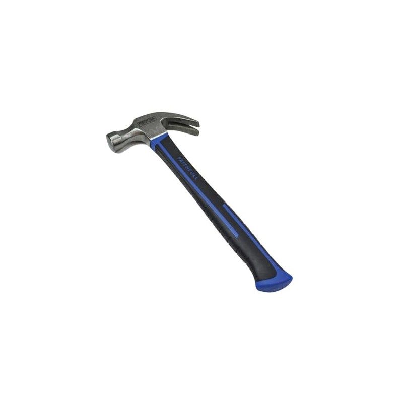 Faithfull FAICH20FG Fibreglass Handled Claw Hammer 567g (20oz)
