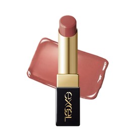 Excel Lipsteady SD02 Talk to You Lipstick, Mucous Membrane, Difficult to Fall Off Beige, Plamping Effect