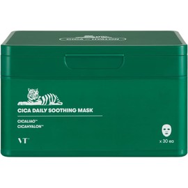 VTCOSMETICS CICA Daily Soothing Sheet Mask, Boxed Skin Care Mask