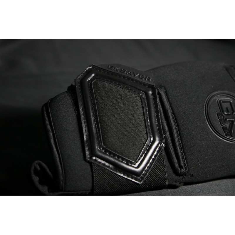 GK Saver Protech Super Black Professional Football Goalkeeping Gloves Size