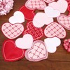 GRANDDECO Valentines Day Table Runner Love Sweet Red Heart Table