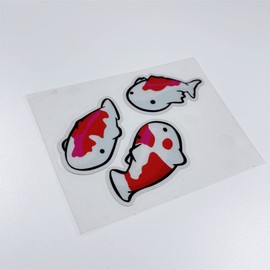 DXYMOO Car Sticker Decals for Japanese Carp Koi Fish Motorcycle Auto Window Dirt Bike Tape 13x10cm