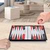 QuadPro Magnetic Backgammon Board Game Set with Folding Board Travel