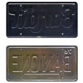 Smokey and The Bandit | Burt Reynolds | Metal Stamped License Plates