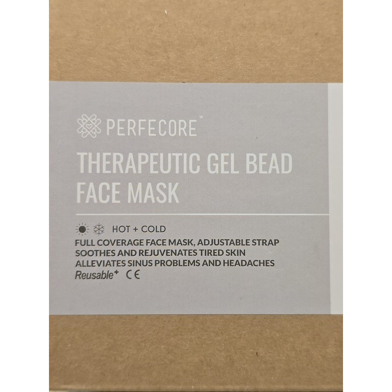 Perfecore Therapeutic Healing Gel Bead Cooling & Heating face Mask