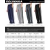 Rolimaka 4 Pcs Boys Sweatpants Soft Fleece Lined Open Bottom