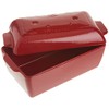 Emile Henry Made In France Bread Loaf Baker, 9.4 x 5"", Burgundy