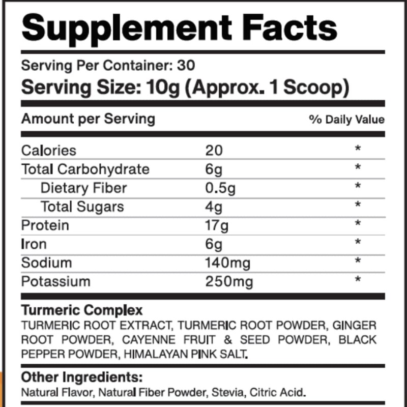 Bella All Natural Turmeric and Ginger Powder - Antioxidant and