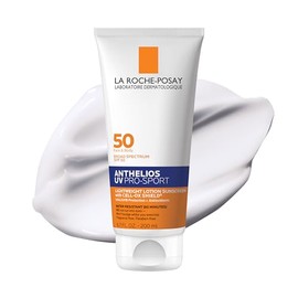 La Roche-Posay Anthelios UV Pro-Sport Sunscreen for Face & Body, Water & Sweat Resistant, Invisible Broad Spectrum Sunscreen, Lightweight & Breathable
