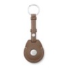 BONAVENTURA BATT1 AirTag Key Ring, Shrink Leather, Braun