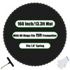 AILEVERS Trampoline Mat Replacement,13.3ft Diameter Mat with 96 Rings,Fits 15ft