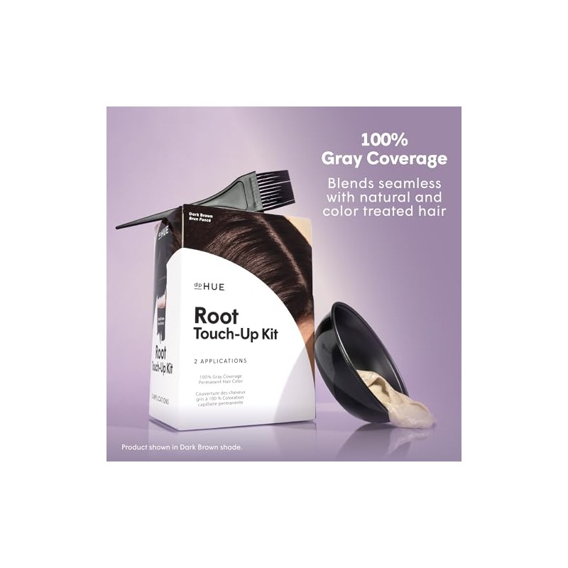 Dphue Root Touch-up Kit - 6.0 Medium Brown 2 Applications