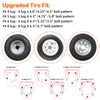 Jorohiker Stake Pocket Spare Tire Carrier with D-Ring ,Spare Tire