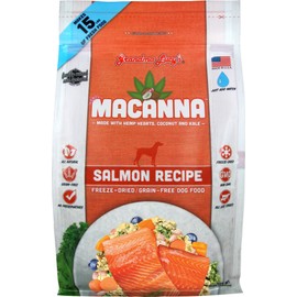 grandma lucy's Grandma Lucy's Macanna Dog Food, Grain Free and Freeze-Dried - Salmon Recipe, 3Lb Bag
