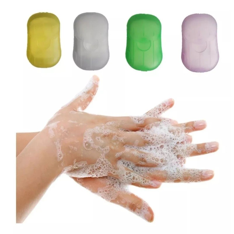 Vanella Paquete 25 Pz Jabón De Viaje Laminas De Papel