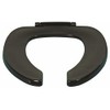 Centoco Black Toilet Seat Elongated, Toilet Seat Cover, Open Front