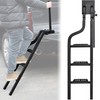 POKIAUTO 42" Aluminum Universal Pickup Truck Tailgate Ladder with Handrail,