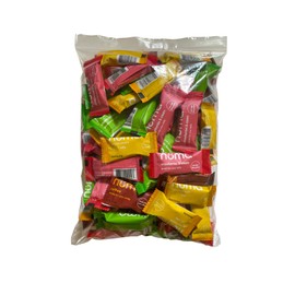Numa Foods Assorted Nutritious Taffy Candy - 1.45 lb bulk, High Protein, Low sugar - 4 Flavor Chewy and Creamy Variety, All Natural, Individually Wrapped