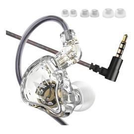 Audifonos Alámbricos In-ear Trn Mt1 Transparentes Sin Mic