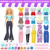 Style Shine 52 Pcs Doll Clothes and Accessories,2 Wedding Gowns