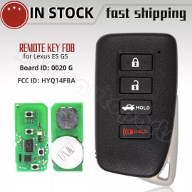 homeautoparts-us HYQ14FBA for Lexus ES350 2013 2014 2015 2016 2017 Car Remote Smart Key Fob 0020
