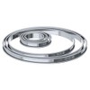 De Buyer Stainless Steel Round Tart Ring with Perforated Rounded-Off