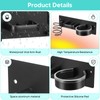 Bensbl Hair Tool Organizer Wall Mount – Aluminum Hair Dryer