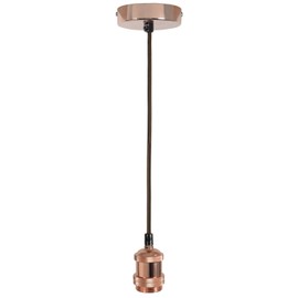 Lyyt | E27 Pendant Cord Set | Bright Copper