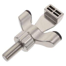 DOITOOL Anterlock 2pcs Door Stopper Portable Door Locks Door Lock Security Portable Lock Home Security Door Locker Security Door Locks Hotel Door Lock Zinc Alloy Travel Limiter Household