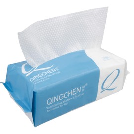 100 Count Disposable Face Towels, 7.87” x 7.87” Face Towelettes Disposable, Thick Face Towel Facial Tissue for Cleansing, Skincare and Makeup Remover