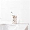 Gold Marble Bathroom Toothbrush Holder, Bathroom Black and White Ceramic