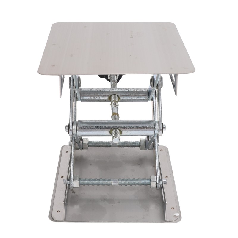 Stainless Steel Lab Jack Scissor Stand Platform 4x4in Expandable Height