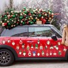 Hoteam 30 Pcs Christmas Magnetic Gnome Reflective Magnetic Xmas Car